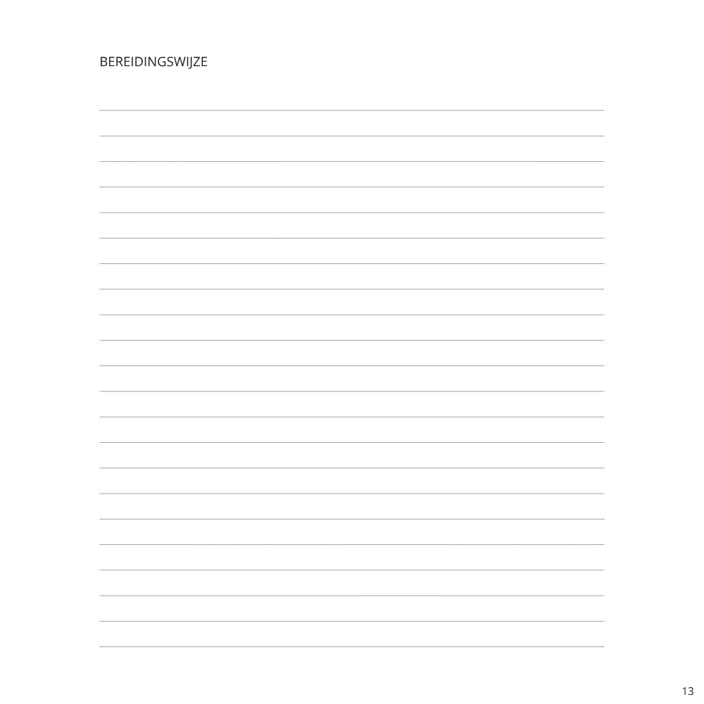 Bewaar recepten van je moeder, opa en je eigen gezin in één boek